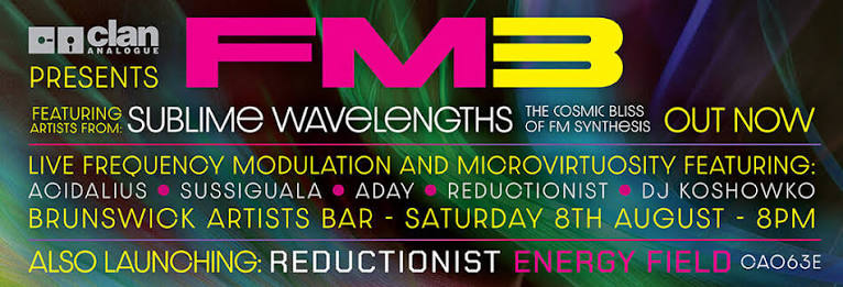 Clan Analogue presents FM3 flyer